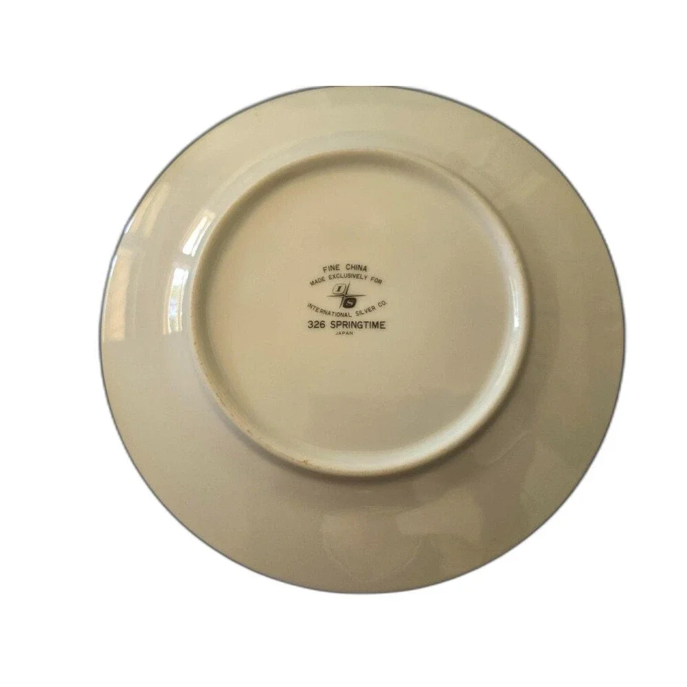 International China Springtime Bread & Butter Plates (Set of 2)